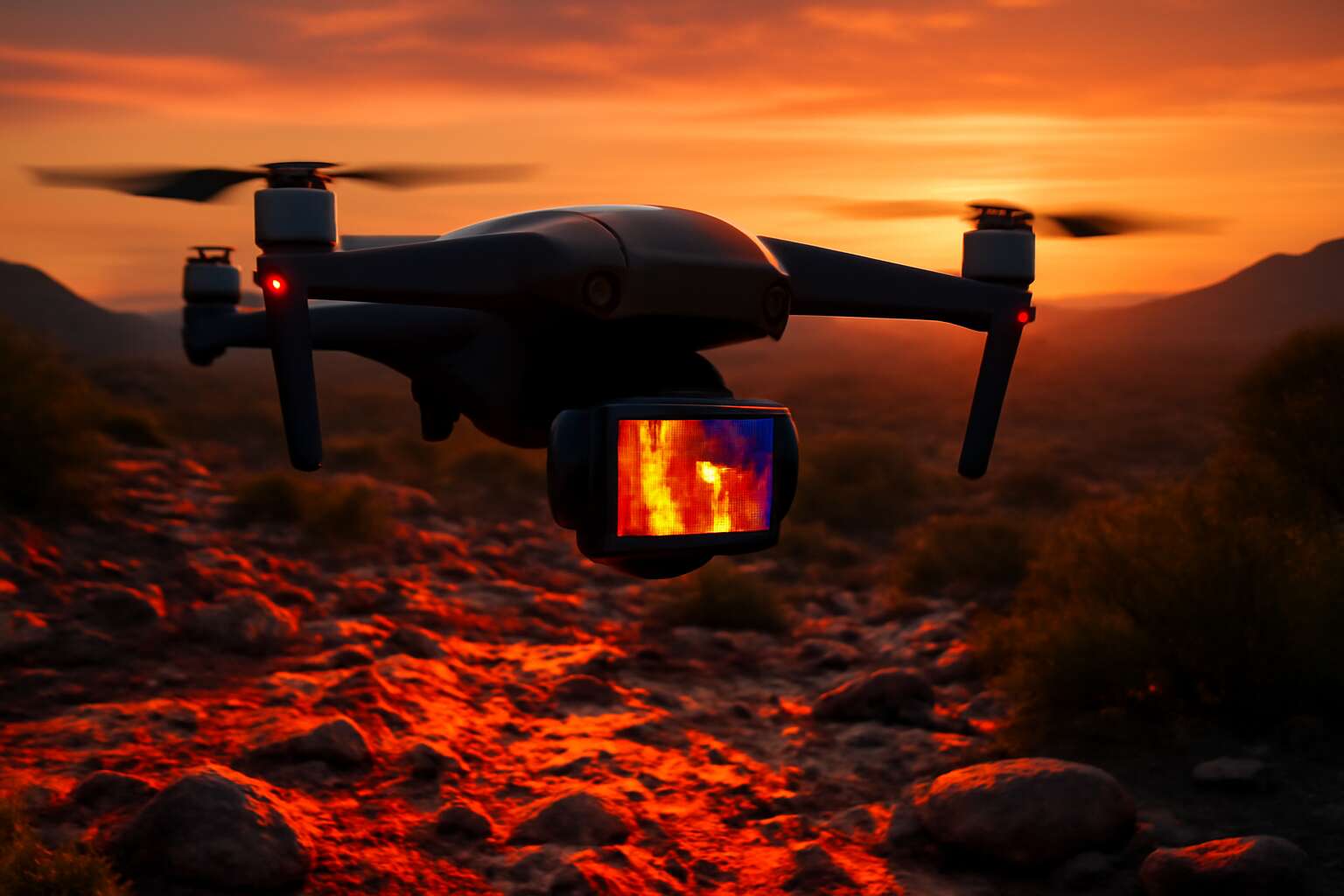 drones with thermal camera