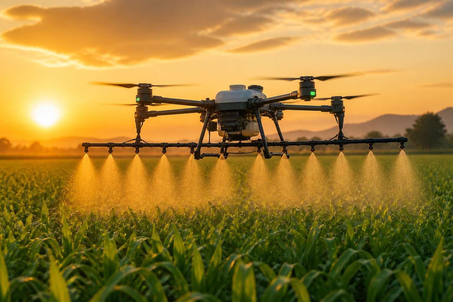 drones spraying